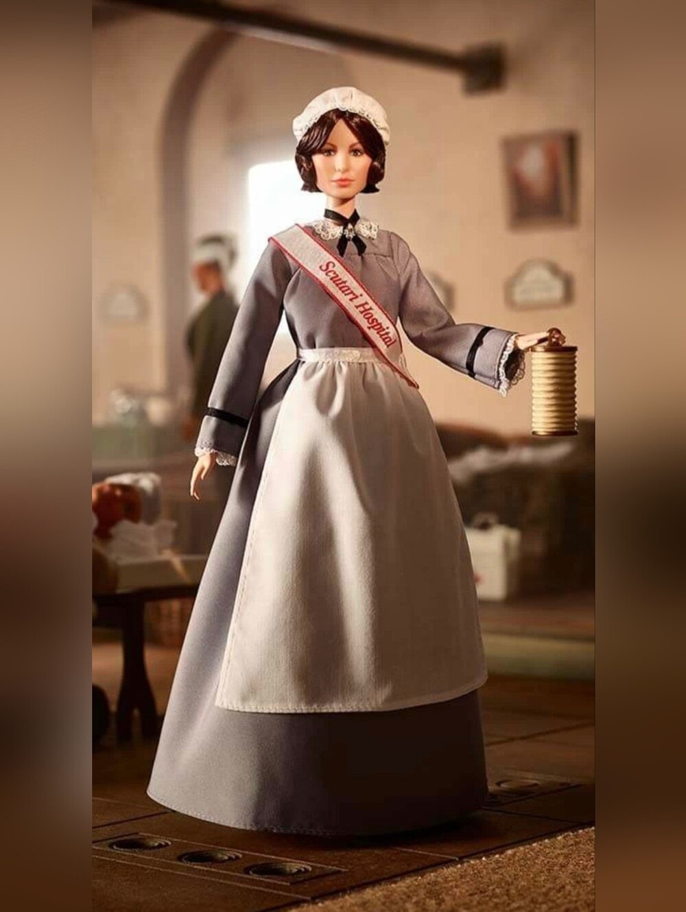 Florence Nightingale Barbie Inspiring Women Doll - Picture 10 of 16